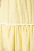 Mini Pon Pon Detaylı Etek Sarı thumbnail 4