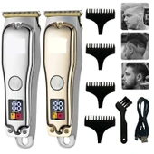 WA-0170 Profesyonel Şarjlı Saç,Sakal,Ense,Vücut Traş Kesme Makinesi / Ergonomik Tasarım, Uzun Pil Ömrü, LED Ekran - 2