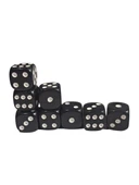 Siyah Okey Zarı Renkli Masa Oyunları Zarı - 4 Adet thumbnail 5