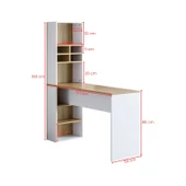 Blesk Nova Çok Amaçlı Raflı Bar Masası – Mutfak Adası ve Yemek Masası Olarak Kullanılabilir thumbnail 4