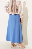 Yandan Cepli Basic Etek Indıgo thumbnail 3