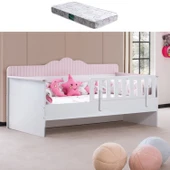 Karyola, Flower Montessori Karyola - Pembe + 1 Adet Comfort Yatak thumbnail 1