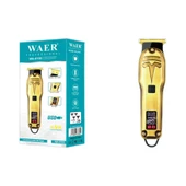 WA-0105 Profesyonel Şarjlı Saç,Sakal,Ense,Vücut Traş Kesme Makinesi / Ergonomik Tasarım, Uzun Pil Ömrü, LED Ekran - 4