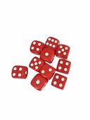 Kırmızı Okey Zarı Renkli Masa Oyunları Zarı - 2 Adet thumbnail 5