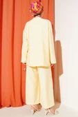 Düğmeli Yandan Bağlamalı İkili Takım Sarı thumbnail 3