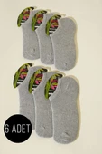 Bayan 6lı Sneakers Çorap Gri thumbnail 1