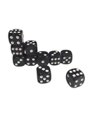 Siyah Okey Zarı Renkli Masa Oyunları Zarı - 2 Adet thumbnail 4