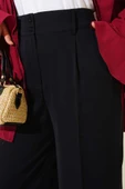 Ön Düğmeli Yan Cepli Pantolon Siyah thumbnail 4