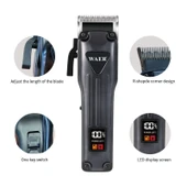 WA-0208 Profesyonel Şarjlı Saç,Sakal,Ense,Vücut Traş Kesme Makinesi / Ergonomik Tasarım, Uzun Pil Ömrü, LED Ekran - 3