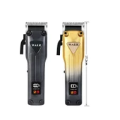 WA-0208 Profesyonel Şarjlı Saç,Sakal,Ense,Vücut Traş Kesme Makinesi / Ergonomik Tasarım, Uzun Pil Ömrü, LED Ekran - 2