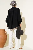 Önü Fiyonklu Tunik Siyah thumbnail 3