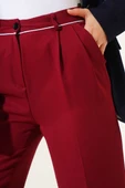 Kemer Biyeli Kumaş Pantolon Bordo thumbnail 4