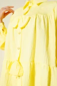 Önü Fiyonklu Tunik Sarı thumbnail 4