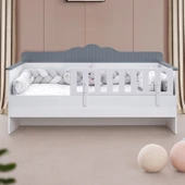 Karyola, Flower Montessori Karyola - Antrasit + 1 Adet Comfort Yatak thumbnail 3