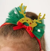 Kız Çocuk Joy Baskılı Tüllü Yıllbaşı Elbisesi NBK-24908 thumbnail 11