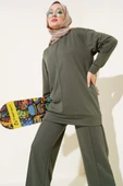 Önü Çımalı Basic İkili Takım Haki thumbnail 2