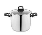 Schafer Cooky Düdüklü Tencere Seti 4+6,5 L-Siyah/Gri - 4
