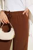 Ayrobin Bel Lastikli Pantolon Kestane thumbnail 4