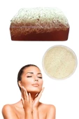 2'li Doğal Set Kabak Lifli Kahveli Sabun Peeling Bakım Sıkılaştırma Akne Temizleme Lifli Yüz Pedi thumbnail 1