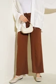 Ayrobin Bel Lastikli Pantolon Kestane thumbnail 1