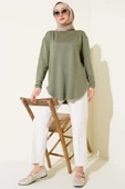 Basic Alt Dikişsiz Tunik Haki thumbnail 2