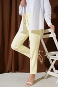 Beli Lastikli Dar Paça Pantolon Sarı thumbnail 1