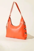 Kuş Gözü Detaylı Çanta Oranj thumbnail 1