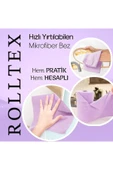 Rolltex Yırt Kopar %100 Mikrofiber Temizlik Bezi 30X30CM 20'li MOR Renk - 3