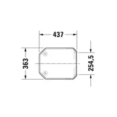 Duravit Klozet Kapağı 1930 Serisi Amortisörlü Beyaz, 0064890000 - 3