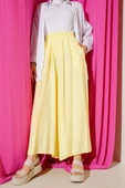 Yandan Cepli Salaş Tensel Pantolon Sarı thumbnail 1