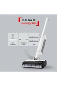 X-Clean 10 Islak Sert Zemin Temizleyici Kablosuz Dikey Süpürge-Kendini Temizler Kurutur - İlave Rulo - 9