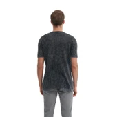 Bisiklet Yaka Regular Fit Pamuklu Triko Tişört - 4