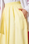 Yandan Cepli Salaş Tensel Pantolon Sarı thumbnail 4