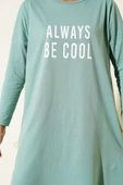 Always Be Cool Baskılı Tunik Çağla Yeşili thumbnail 4
