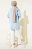 Give This World Baskılı Tunik Bebe Mavi thumbnail 3