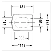 Duravit  Klozet Kapağı Caro Softclose Alpin Beyaz 065690095 - 3