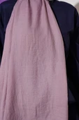 Aya Serisi İnce Pamuk Şal Lila -52 thumbnail 4