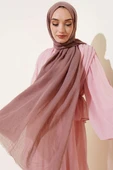 Aya Serisi İnce Pamuk Şal Vizon -50 thumbnail 1