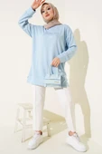 Give This World Baskılı Tunik Bebe Mavi thumbnail 2