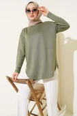 Basic Alt Dikişsiz Tunik Haki thumbnail 1