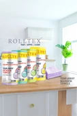 Rolltex Yırt Kopar %100 Mikrofiber Temizlik Bezi 30X30CM 20'li MOR Renk - 4