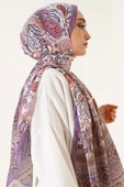 Paisley Rüyası Serisi Şal Lila thumbnail 3