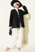 Fırfır Detaylı Kimono Siyah thumbnail 2