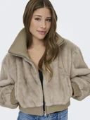 Only Wıckı Lıfe Fur Rıb Kadın Ceket 15349157 thumbnail 3