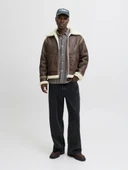 Jack Jones Lıverpool Avıator Suni Deri Erkek Ceket 12282948 - 3