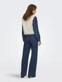 Only Jdy Yora Faux Fur Waıst Kadın Yelek 15359348 thumbnail 5