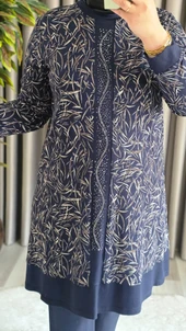 Kadın Giyim Şerit Desenli Samira Takım thumbnail 11