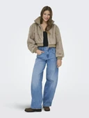 Only Wıckı Lıfe Fur Rıb Kadın Ceket 15349157 thumbnail 1