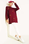 Kiraz Salkım Detaylı Tunik Bordo thumbnail 2