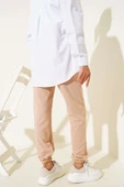 Bel Ve Bilek Lastikli Jogger Pantolon Camel thumbnail 3